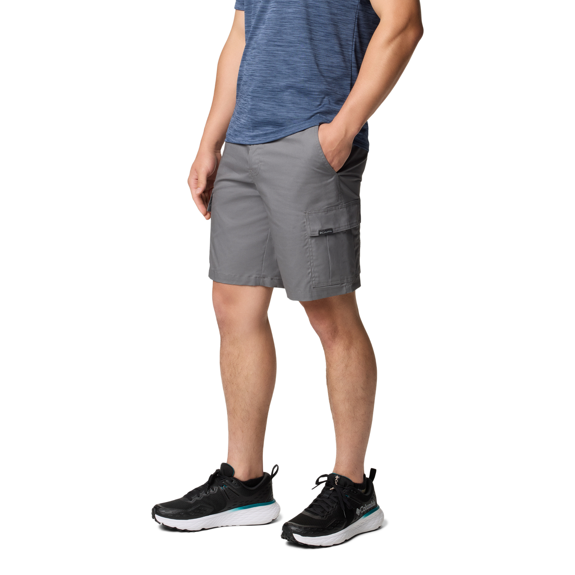 Columbia Men's Rapid Rivers Cargo Shorts (City Grey)(9in)