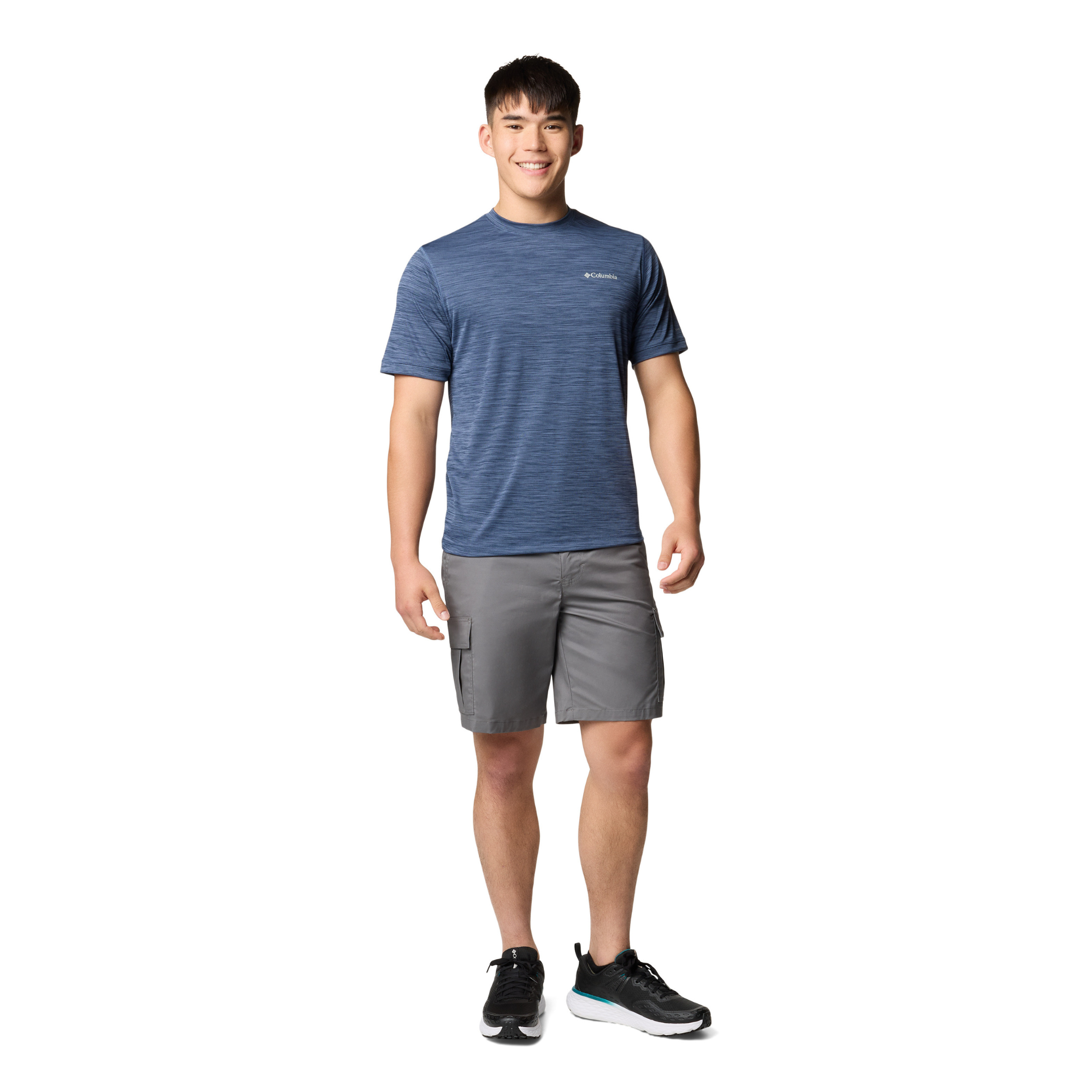 Columbia Men's Rapid Rivers Cargo Shorts (City Grey)(9in)