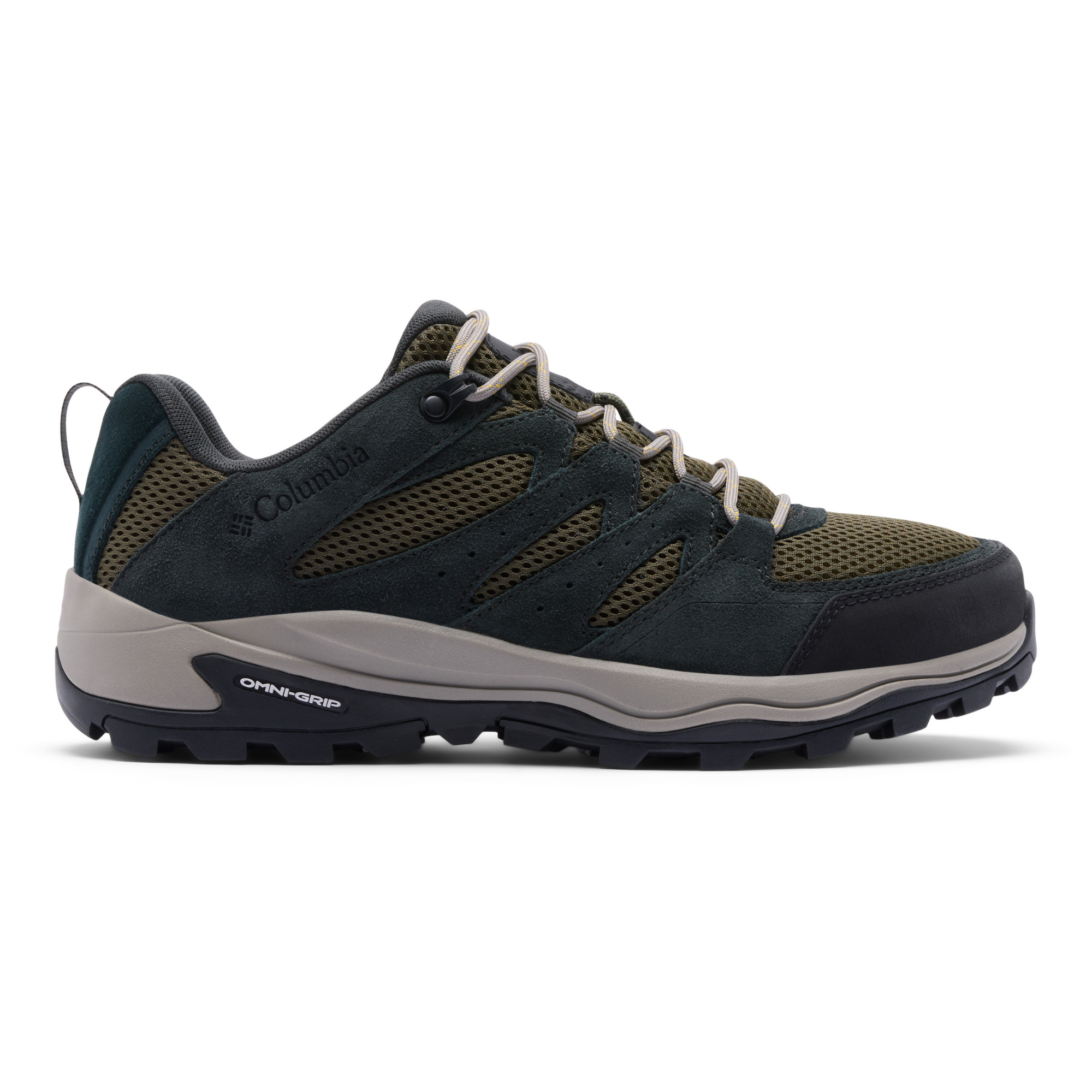 Columbia Men's Redmond IV Breathe Trail Shoes (Dark Moss/Stinger)