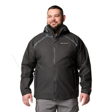 Load image into Gallery viewer, Columbia Men's Reign No Shine Outdry Extreme Waterproof Jacket (Black)