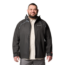 Load image into Gallery viewer, Columbia Men's Reign No Shine Outdry Extreme Waterproof Jacket (Black)