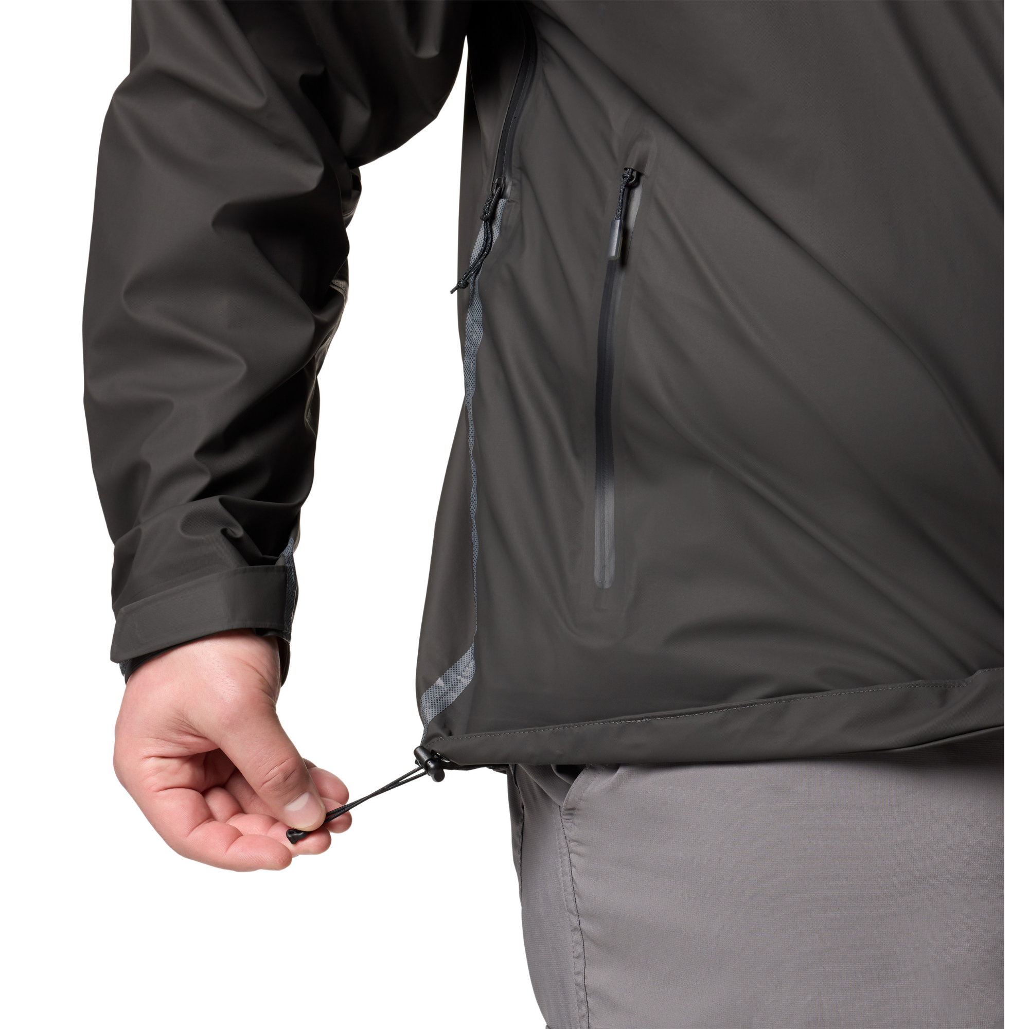 Columbia Men's Reign No Shine Outdry Extreme Waterproof Jacket (Black)