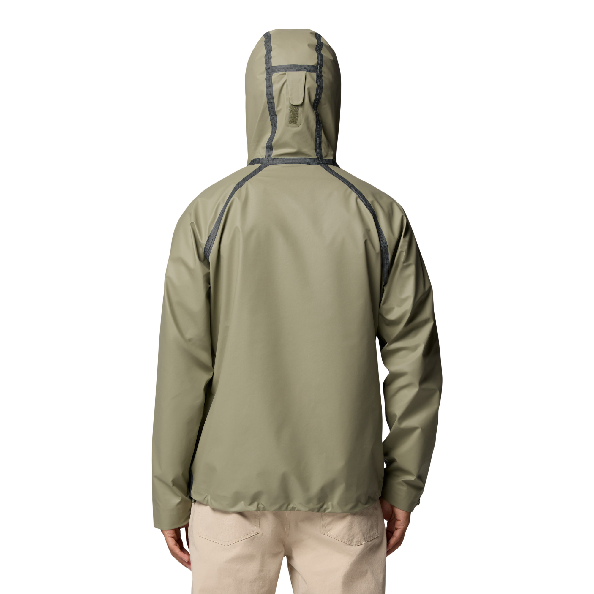 Columbia Men's Reign No Shine Outdry Extreme Waterproof Jacket (Stone Green)