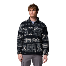 Load image into Gallery viewer, Columbia Men's Rugged Ridge High Pile Half Zip Fleece Top (Black Deschutes Days)