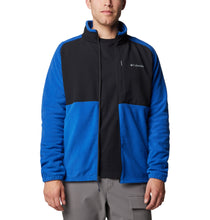 Load image into Gallery viewer, Columbia Men's Sage Peak Full Zip Fleece (Mountain Blue/Black)