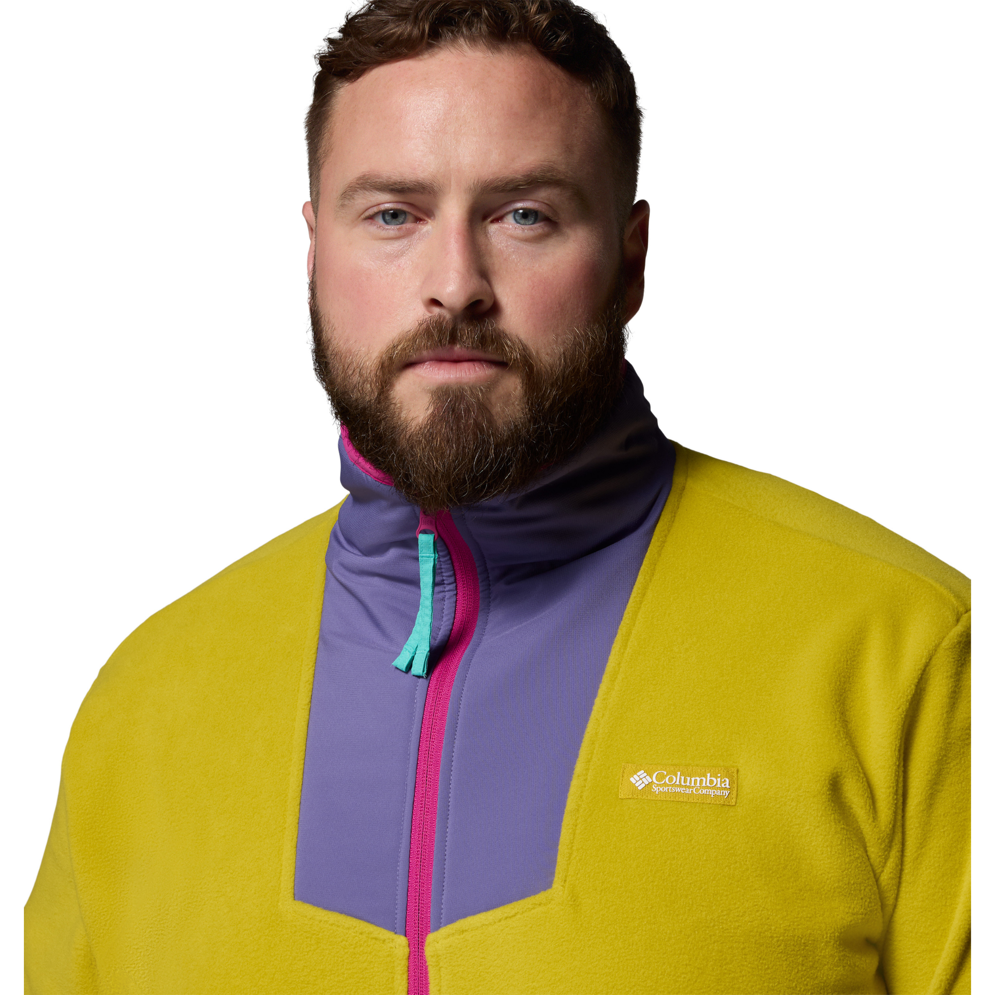 Columbia Men's Sequoia Grove Half Zip Fleece (Antique Moss/Stormwatch)
