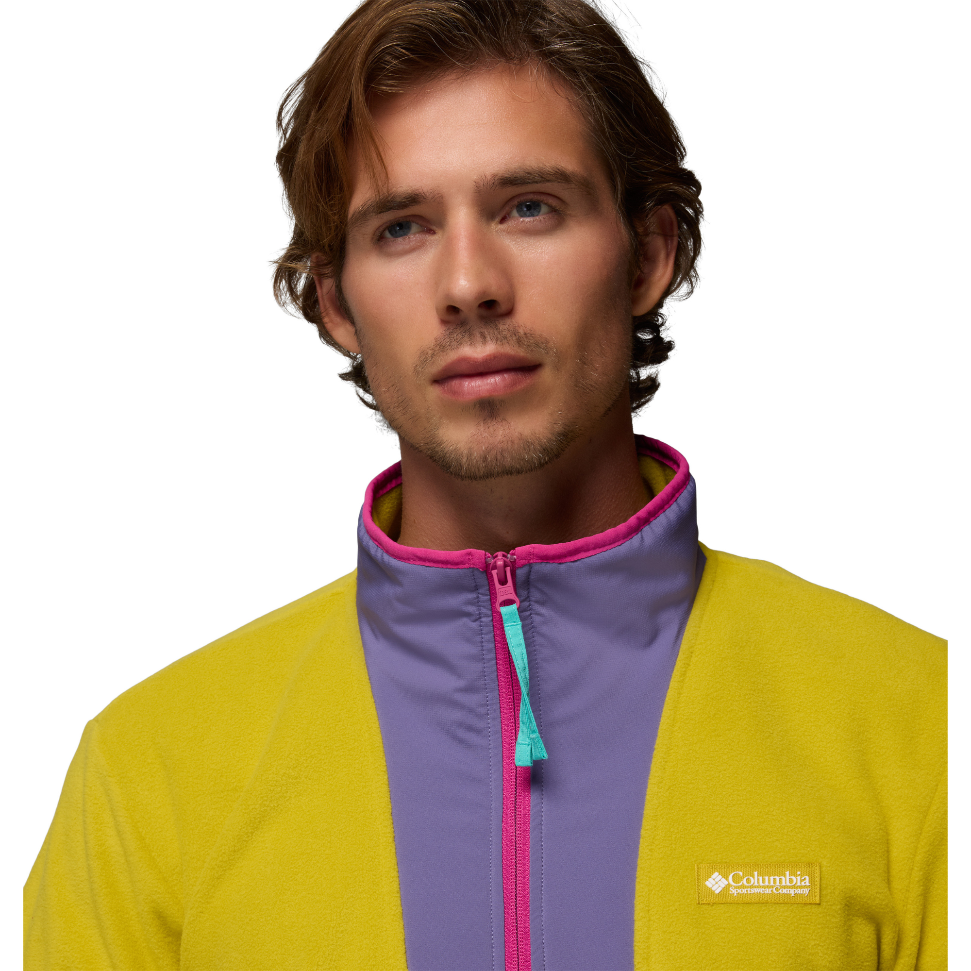 Columbia Men's Sequoia Grove Half Zip Fleece (Antique Moss/Stormwatch)