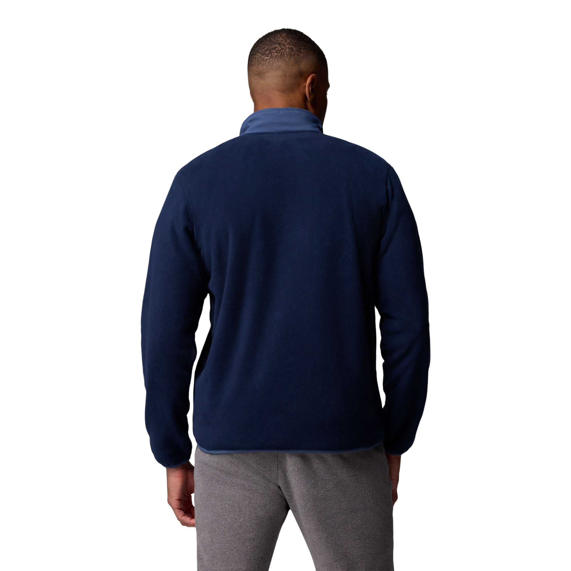 Columbia Men's Sequoia Grove Half Zip Fleece (Collegiate Navy/Dark Mountain)