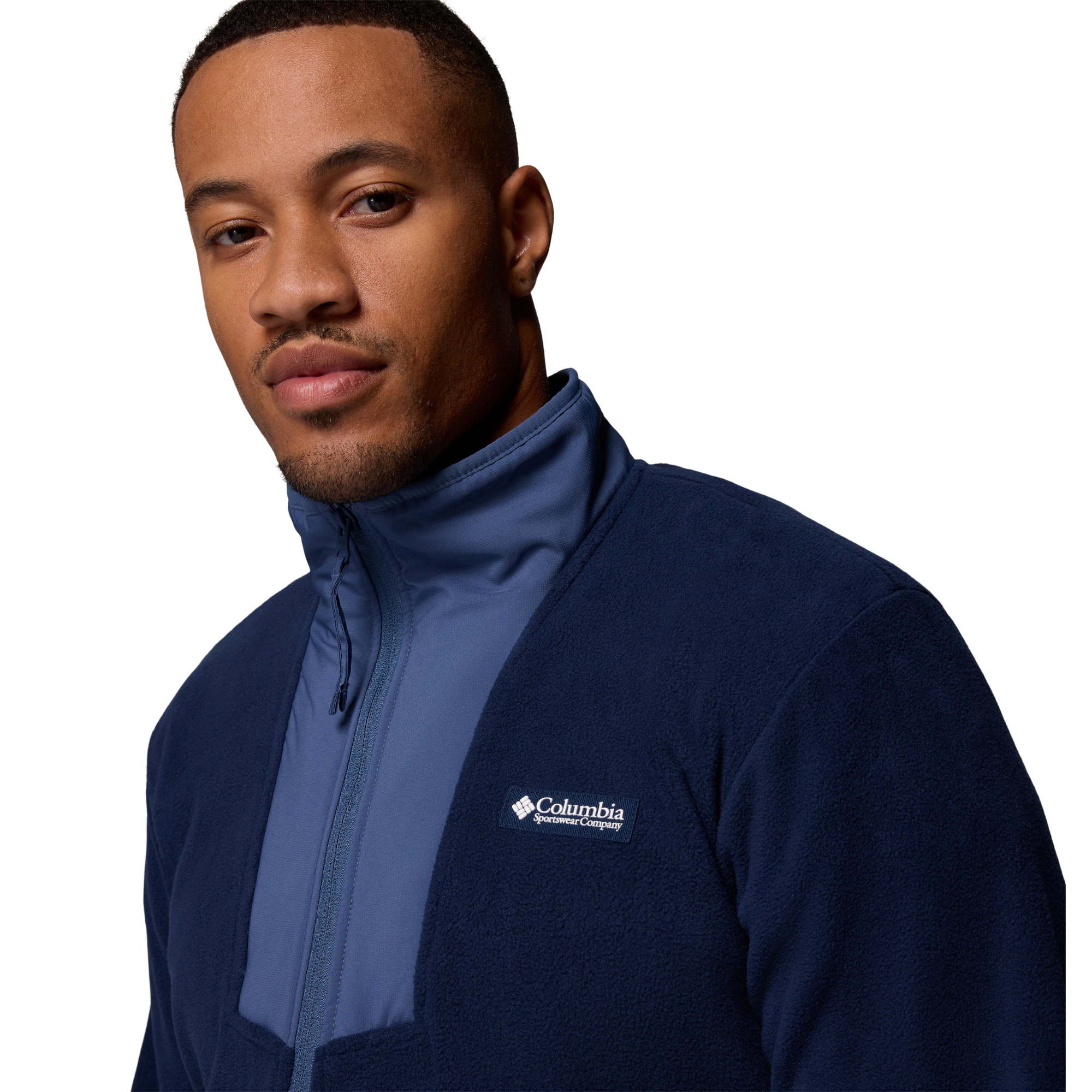 Columbia Men's Sequoia Grove Half Zip Fleece (Collegiate Navy/Dark Mountain)
