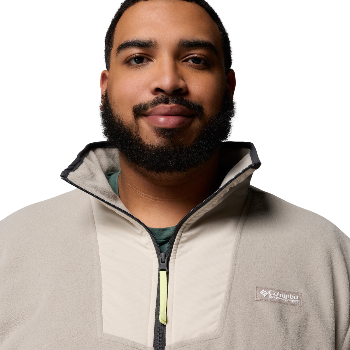 Columbia Men's Sequoia Grove Half Zip Fleece Top (Flint Grey/Iron/Dark Stone)