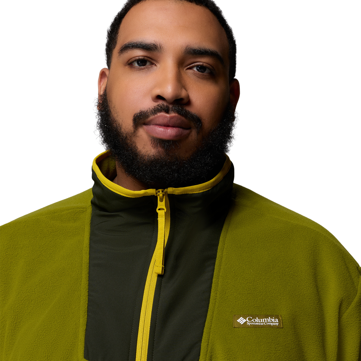 Columbia Men's Sequoia Grove Half Zip Fleece Top (Mossy Green/Greenscape)