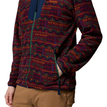 Load image into Gallery viewer, Columbia Men's Sequoia Grove Printed Full Zip Fleece (Rich Wine Horizons)