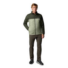 Load image into Gallery viewer, Columbia Men's Silver Falls II Packable Insulated Jacket (Safari/Greenscape)
