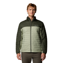 Load image into Gallery viewer, Columbia Men's Silver Falls II Packable Insulated Jacket (Safari/Greenscape)