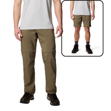 Load image into Gallery viewer, Columbia Men's Silver Ridge UPF50 Convertible Utility Trousers (Stone Green)
