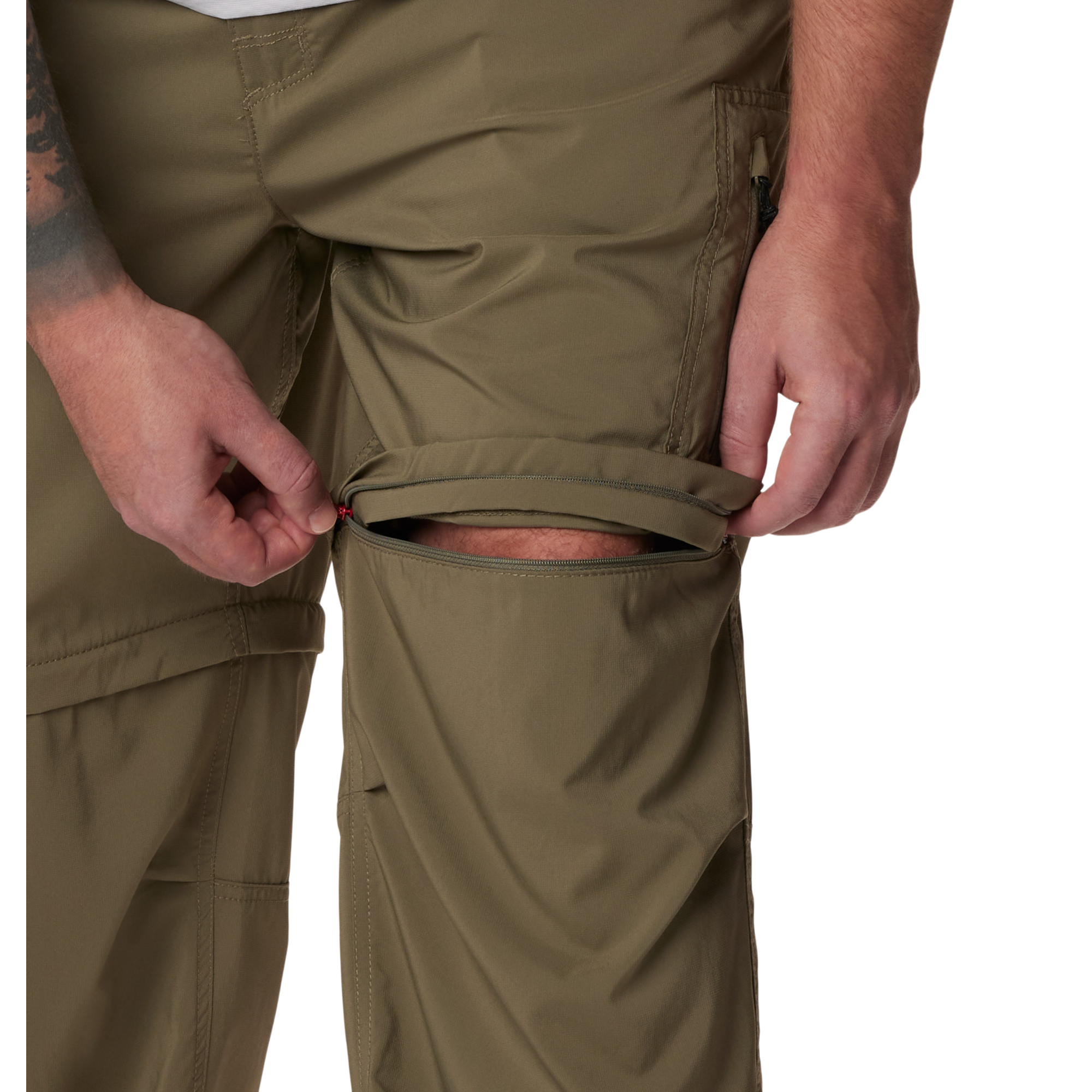 Columbia Men's Silver Ridge UPF50 Convertible Utility Trousers (Stone Green)