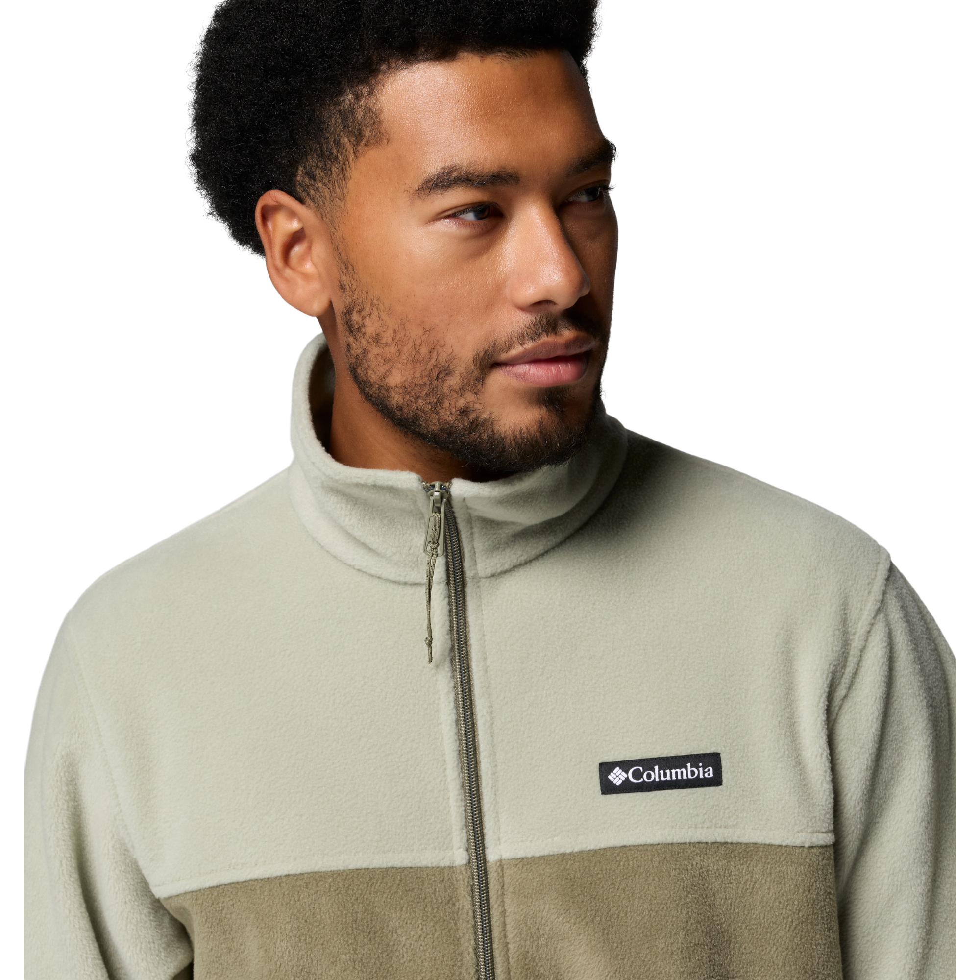 Columbia Men's Steens Mountain 2.0 Full Zip Fleece (Safari/Stone Green)