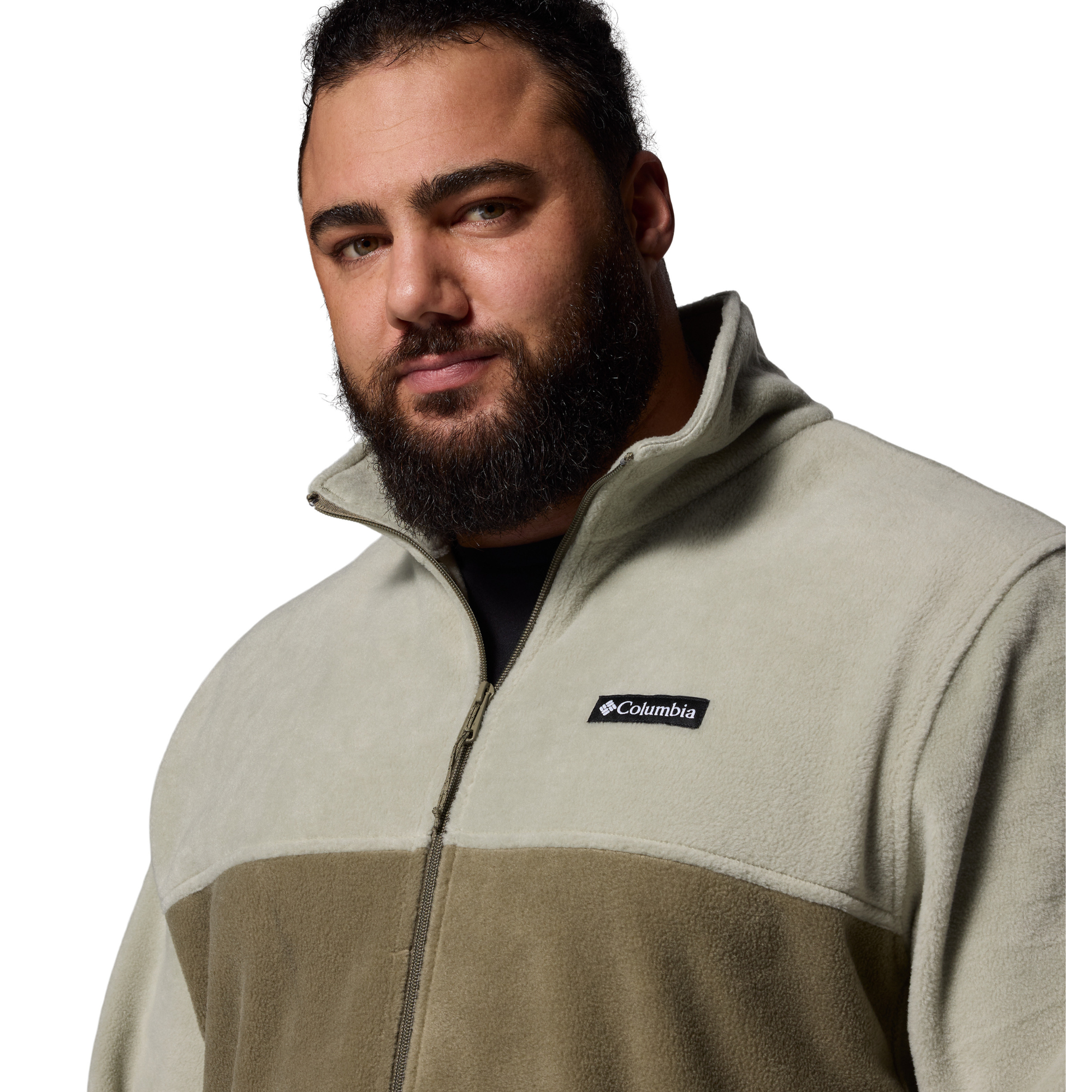 Columbia Men's Steens Mountain 2.0 Full Zip Fleece (Safari/Stone Green)