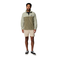 Load image into Gallery viewer, Columbia Men's Steens Mountain 2.0 Full Zip Fleece (Safari/Stone Green)