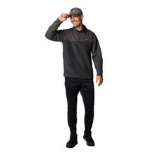 Load image into Gallery viewer, Columbia Men's Steens Mountain II Half Snap Fleece Top (Charcoal Heather/Shark)