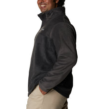 Load image into Gallery viewer, Columbia Men's Steens Mountain II Half Snap Fleece Top (Charcoal Heather/Shark)