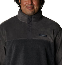 Load image into Gallery viewer, Columbia Men's Steens Mountain II Half Snap Fleece Top (Charcoal Heather/Shark)