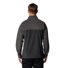 Load image into Gallery viewer, Columbia Men's Steens Mountain II Half Snap Fleece Top (Charcoal Heather/Shark)