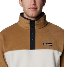Load image into Gallery viewer, Columbia Men's Steens Mountain II Half Snap Fleece Top (Dark Stone/Delta/Black)