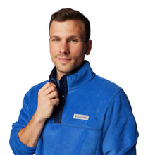 Load image into Gallery viewer, Columbia Men's Steens Mountain II Half Snap Fleece Top (Mountain Blue)