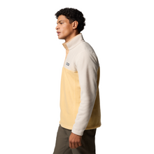 Load image into Gallery viewer, Columbia Men's Steens Mountain Half Snap II Fleece Top (Sand Dune/Dark Stone)