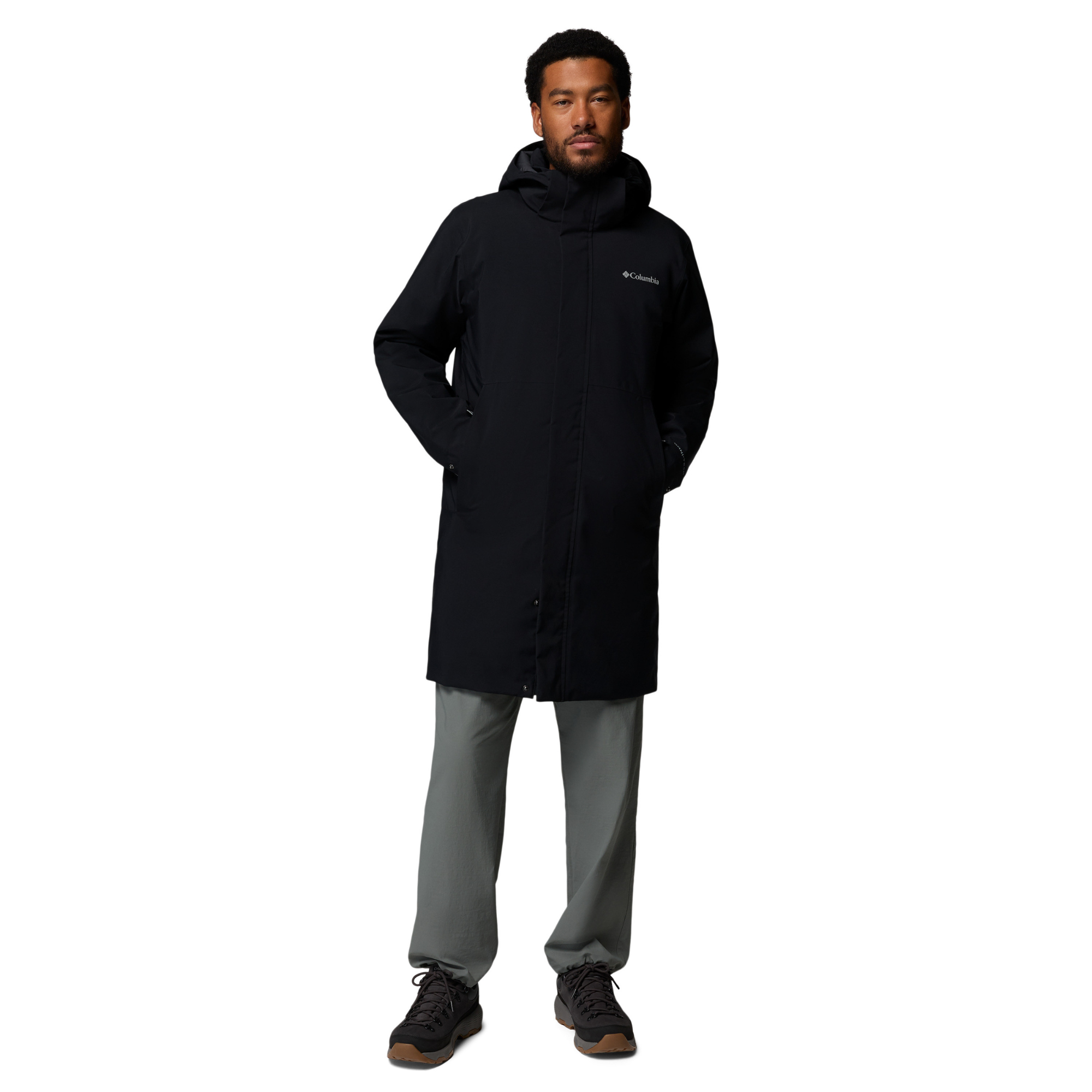 Columbia Men's Street Heights Car Coat Waterproof Insulated Parka Black 010 2174851