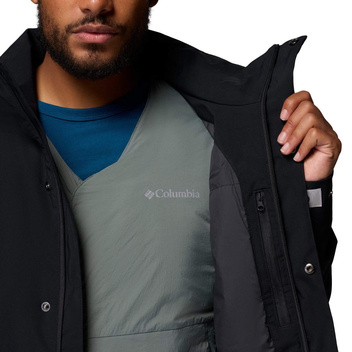 Columbia Men's Street Heights Car Coat Waterproof Insulated Parka Black 010 2174851