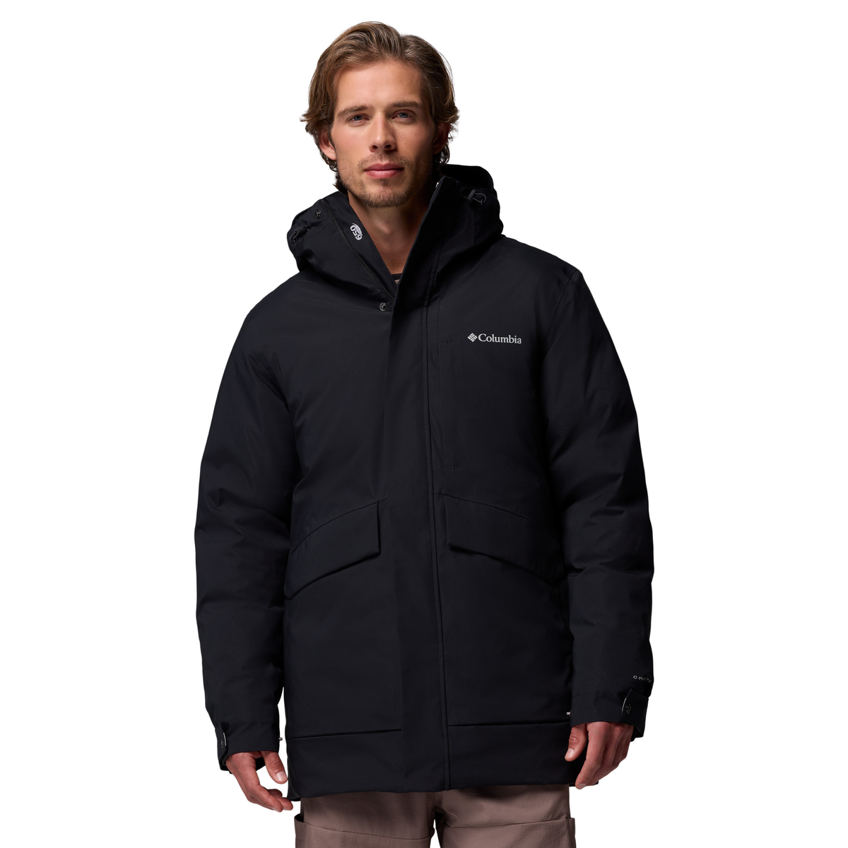 Columbia Men's Street Heights Waterproof Down Insulated Parka (Black)