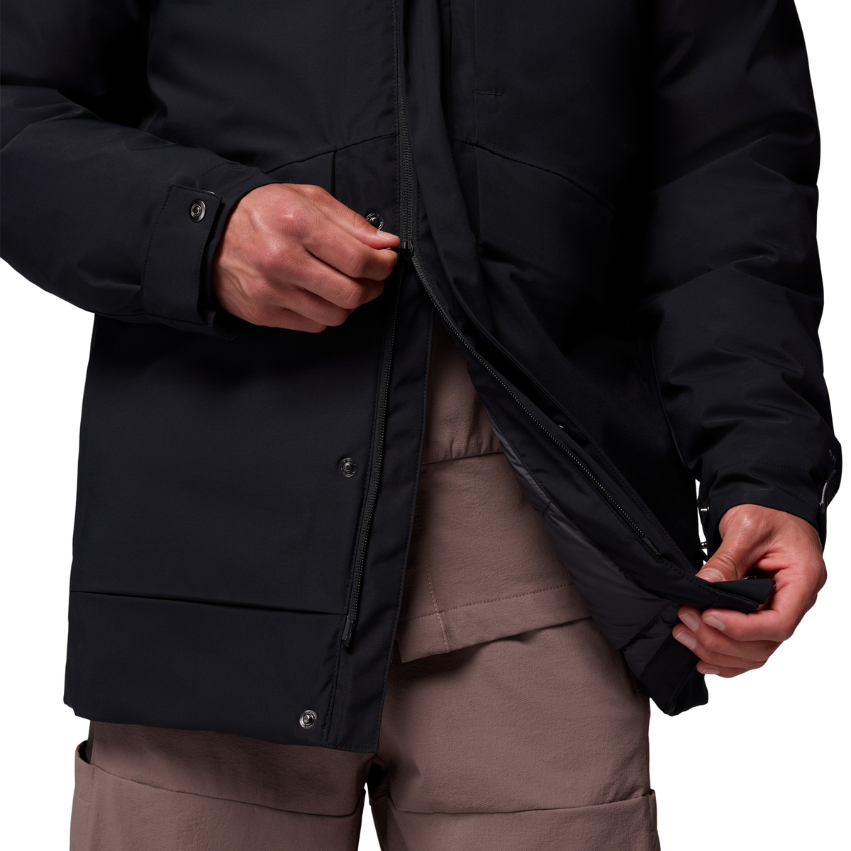 Columbia Men's Street Heights Waterproof Down Insulated Parka (Black)