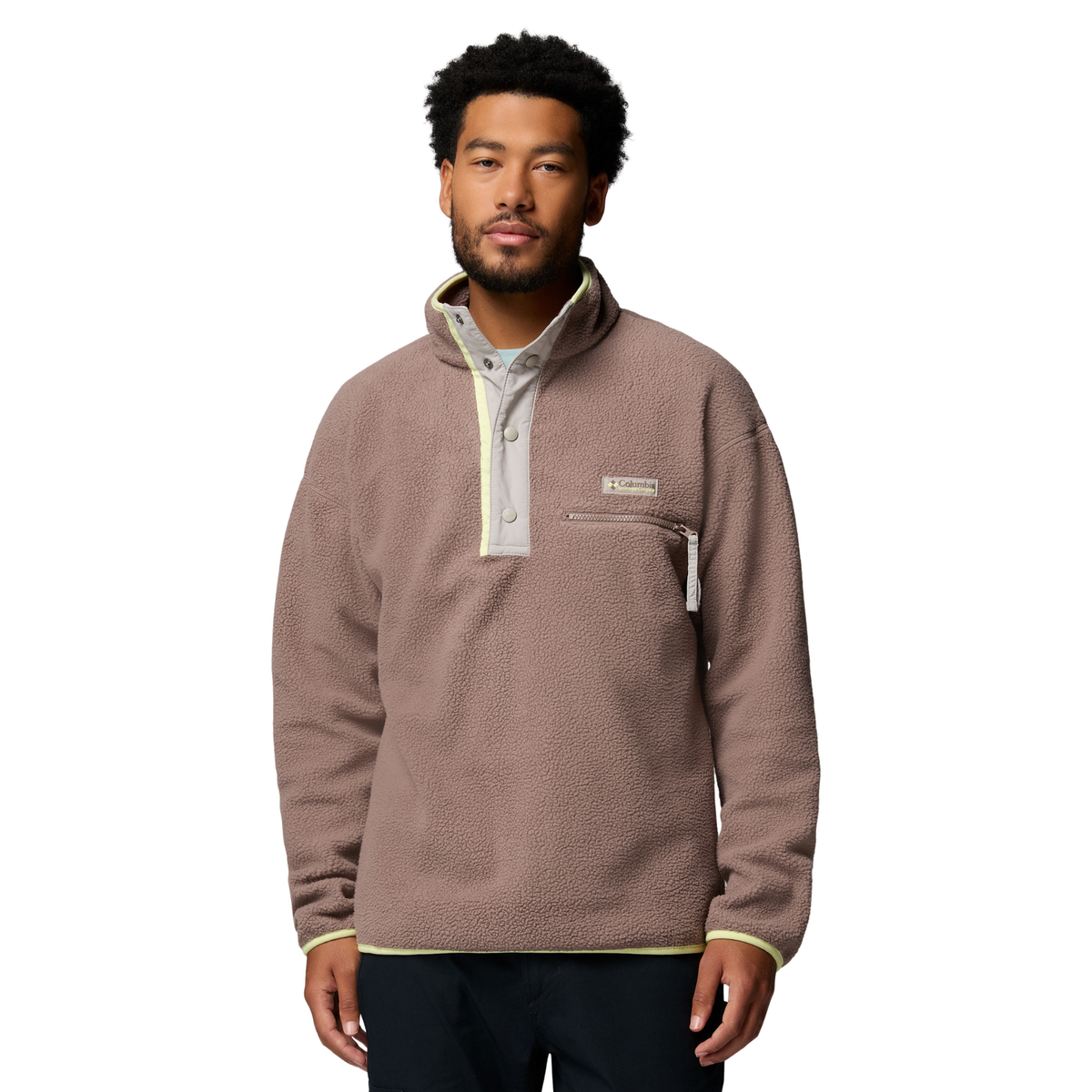 Columbia Men's Helvetia II Half Snap Fleece Top (Iron)