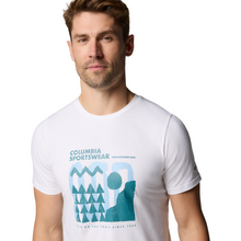 Load image into Gallery viewer, Columbia Men's Sun Trek Short Sleeve Graphic Tee (White/Explore Outdoors)
