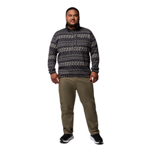 Load image into Gallery viewer, Columbia Men's Sweater Weather Printed Half Zip Fleece Top (Shark KnitKnot)