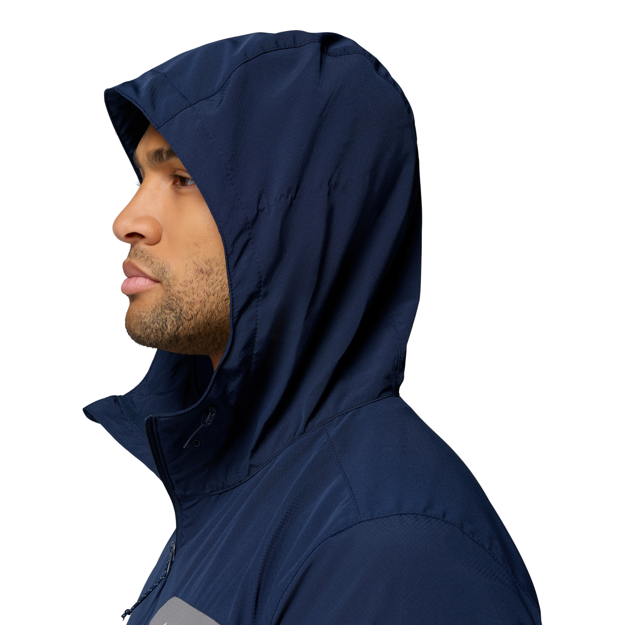 Columbia Men's Tall Heights III Hooded Softshell Jacket (Collegiate Navy/City Grey)