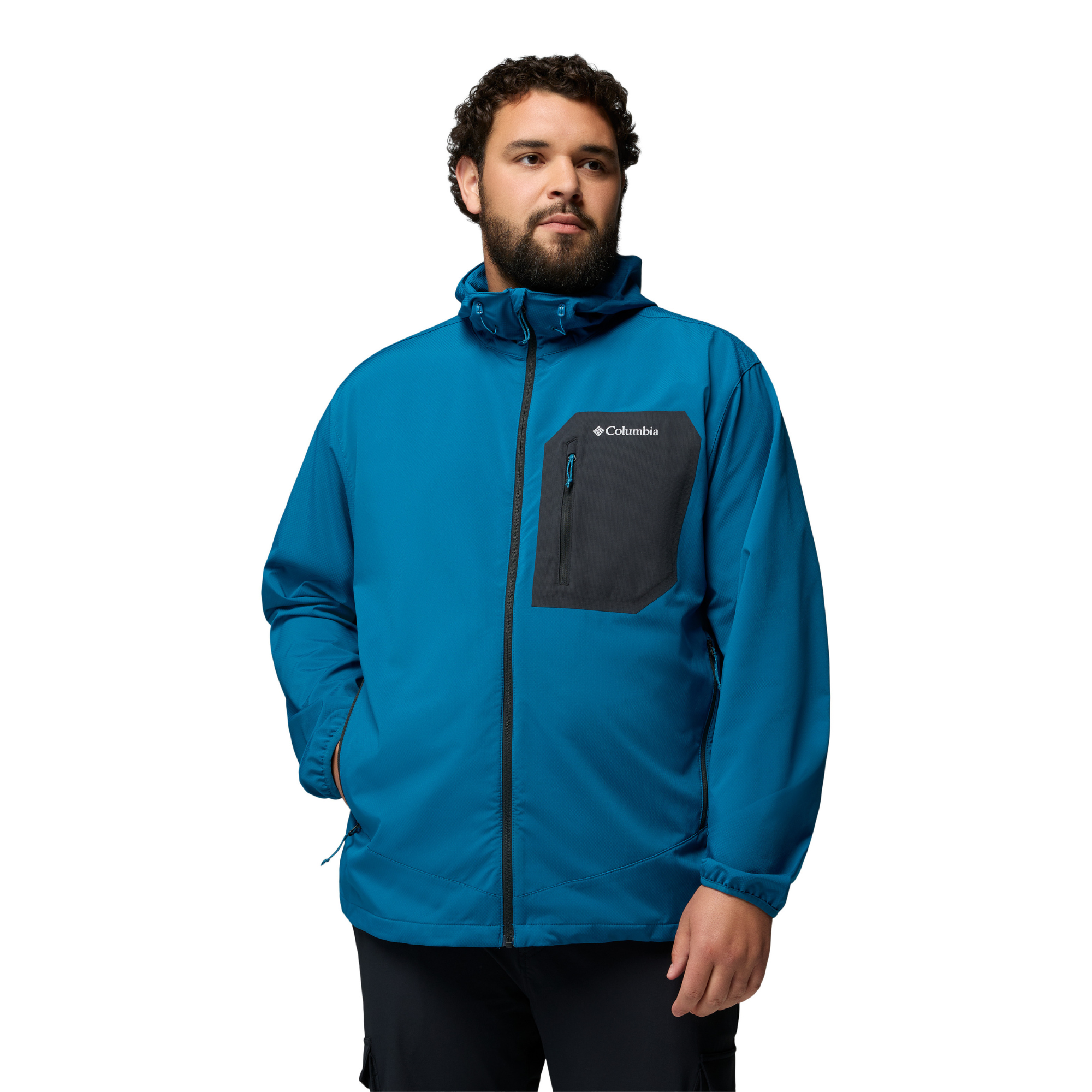Columbia Men's Tall Heights III Hooded Softshell Jacket (Phoenix Blue)
