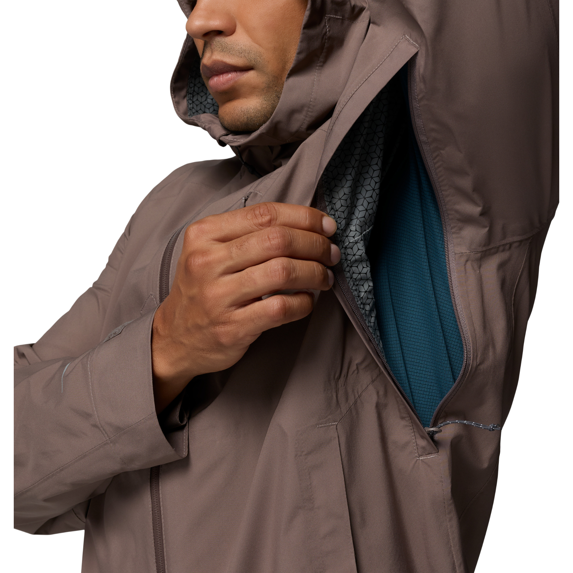 Columbia Men's Trailborne 2.5L Waterproof Jacket (Iron)