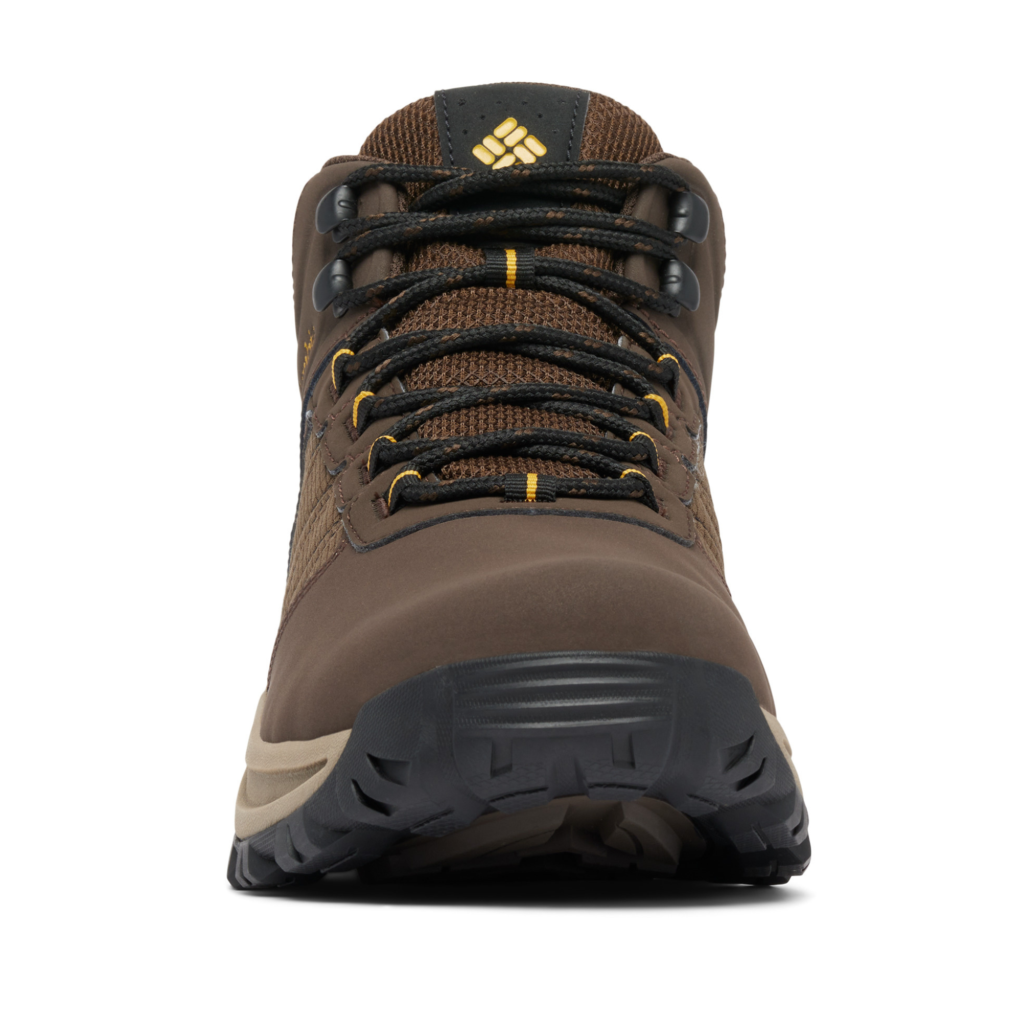 Columbia Men's Transverse Hike Waterproof Trail Boots (Cordovan/Golden Yellow)