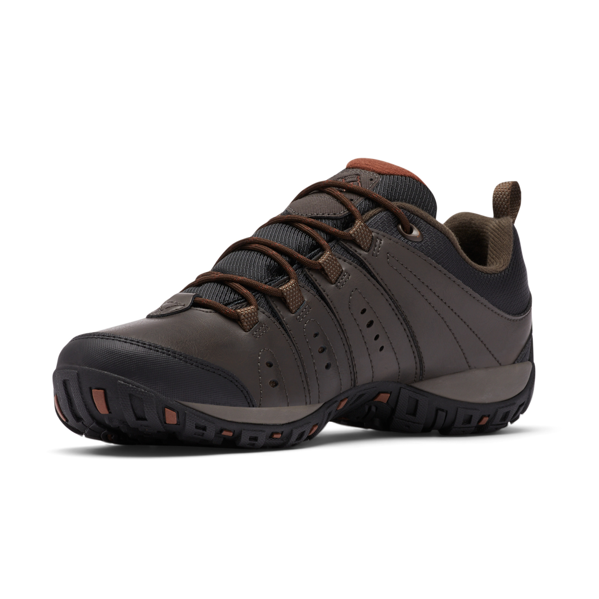 Columbia Men's Woodburn II Waterproof Trail Shoes (Cordovan/Cinnamon)