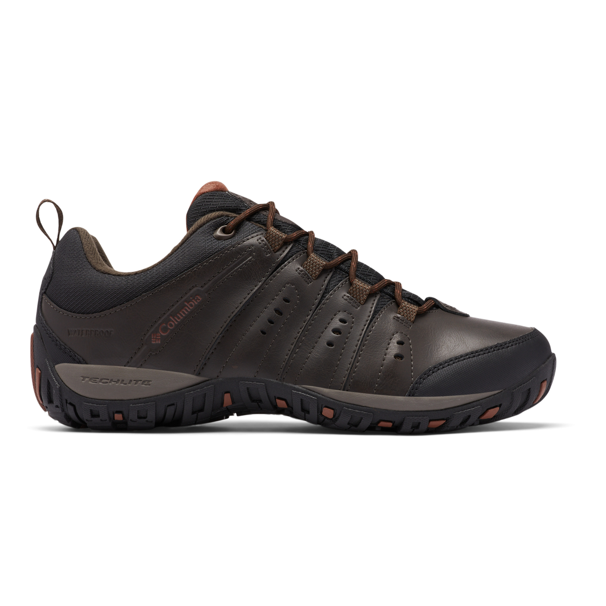 Columbia Men's Woodburn II Waterproof Trail Shoes (Cordovan/Cinnamon)