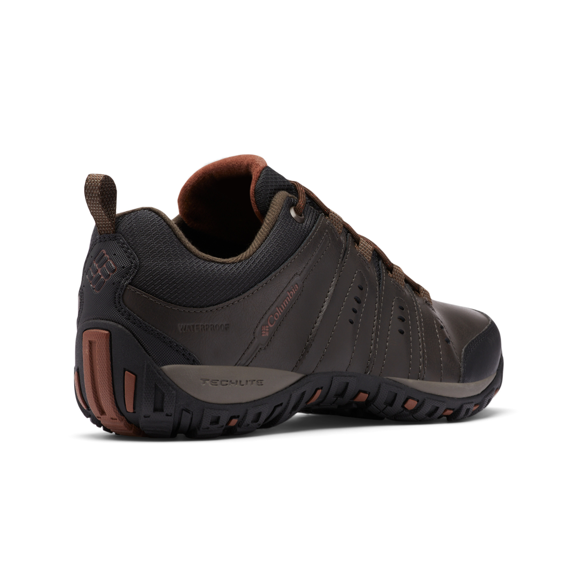 Columbia Men's Woodburn II Waterproof Trail Shoes (Cordovan/Cinnamon)