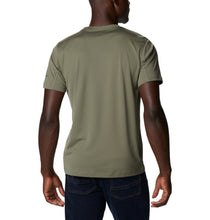 Load image into Gallery viewer, Columbia Men&#39;s Zero Rules Short Sleeve Technical Tee (Stone Green)
