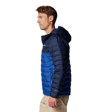 Load image into Gallery viewer, Columbia Mens Powder Lite II Hooded Insulated Jacket (Mountain Blue)