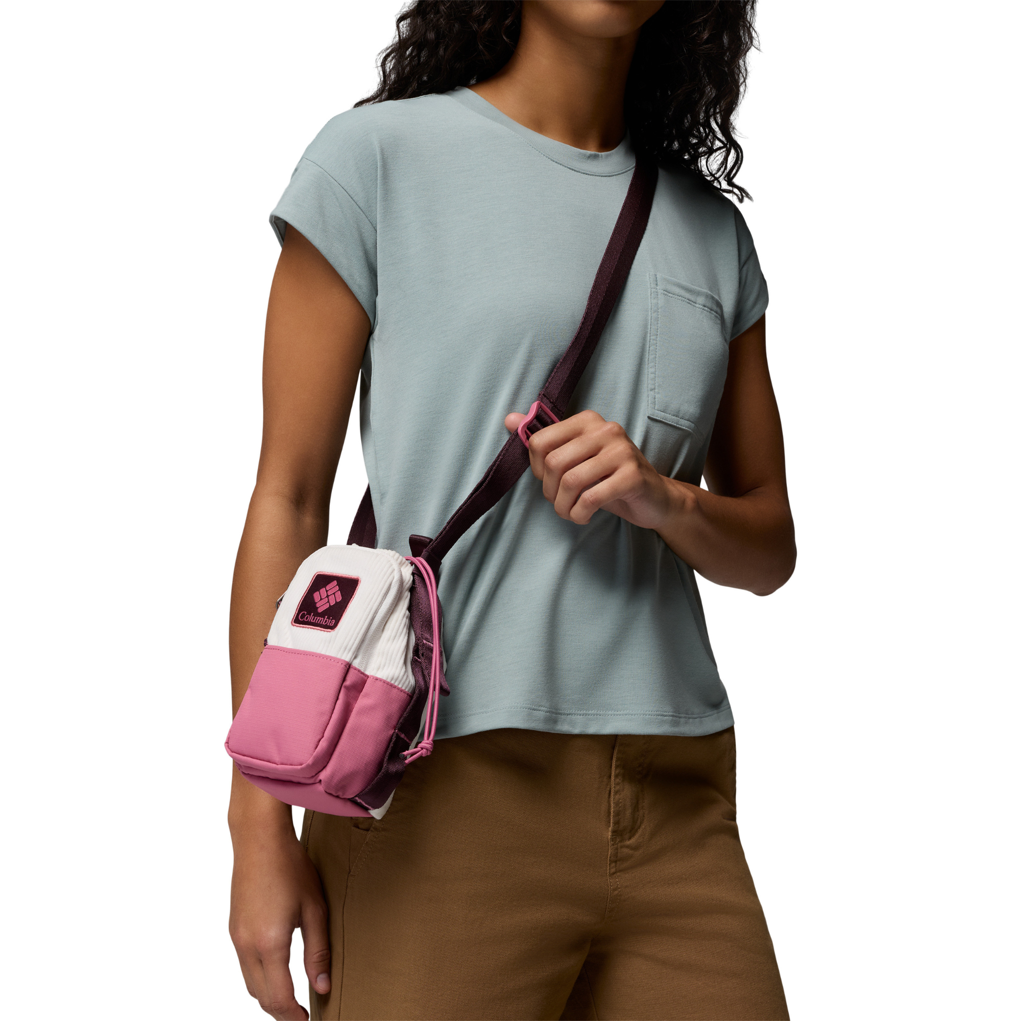Columbia Trail Traveller 2L Water Bottle Sling (Sea Salt Corduroy/Rosette/Moonvista)
