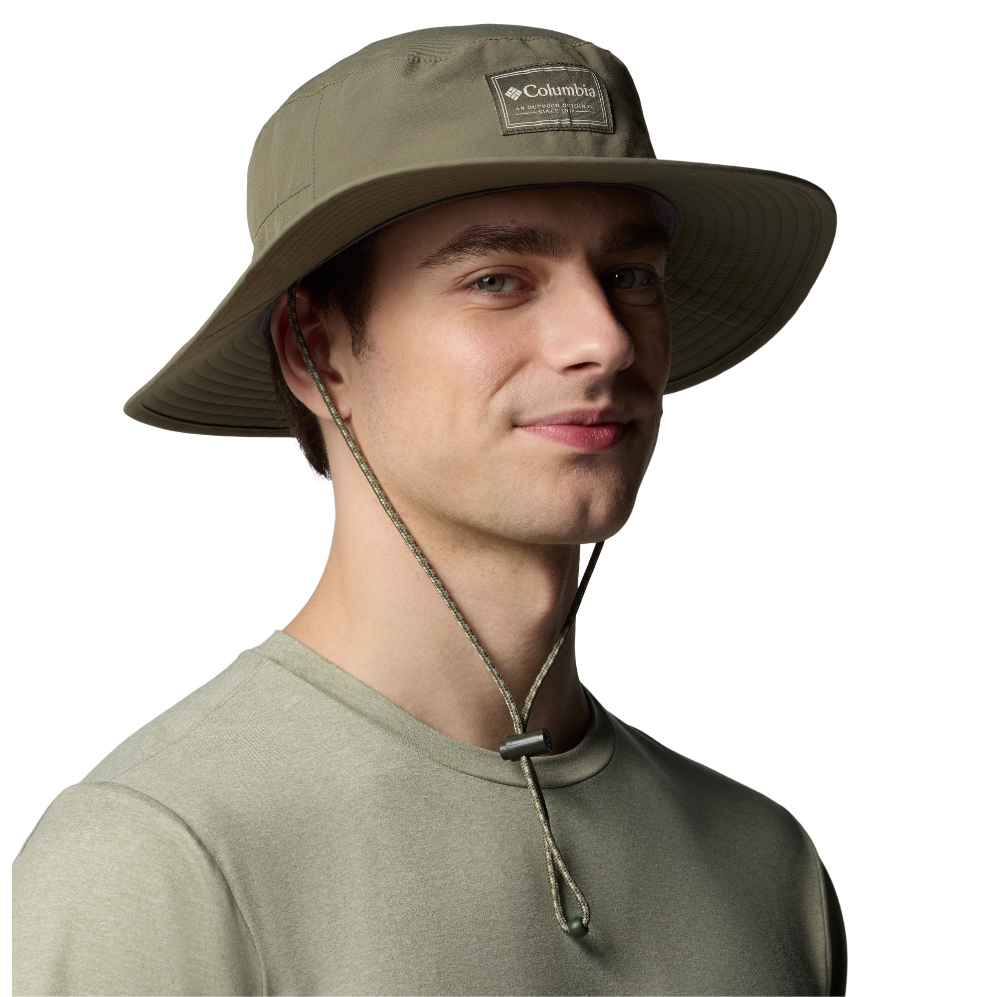 Columbia Unisex Broad Spectrum II UPF50 Booney Sun Hat (Stone Green)