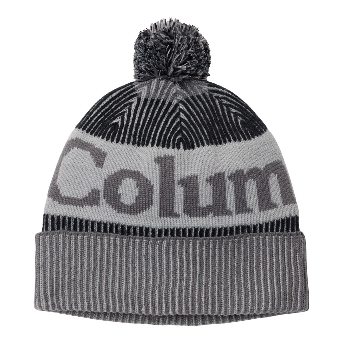 Columbia Unisex Polar Powder III Omni-Heat Beanie Hat (City Grey/Black/Columbia Grey)
