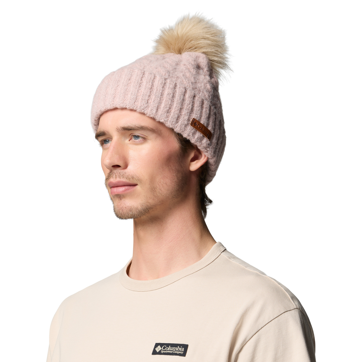 Columbia Unisex Winter Blur II Beanie Hat Mineral Pink 618 2137521